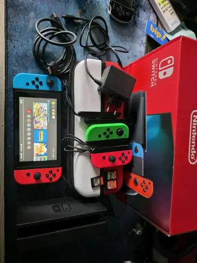 Consola Nintendo Switch con accesorios y juegos - miniatura 5