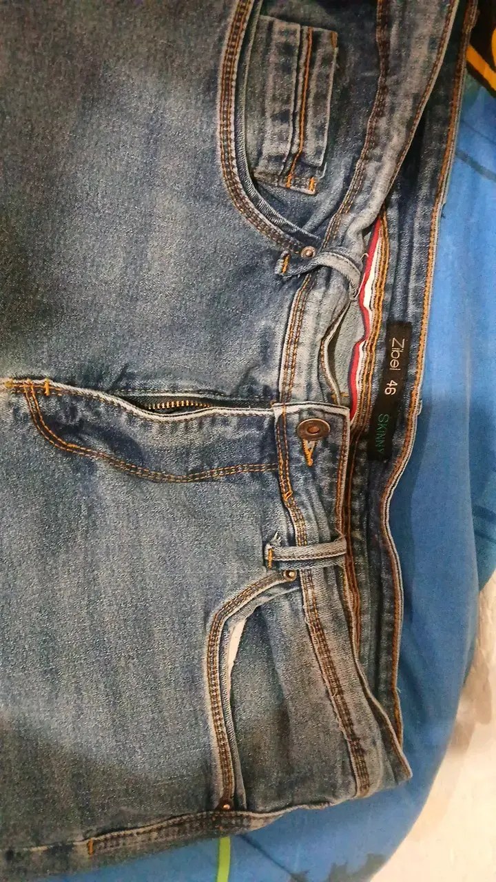 Jeans azul claro para hombre talla 46 - 2