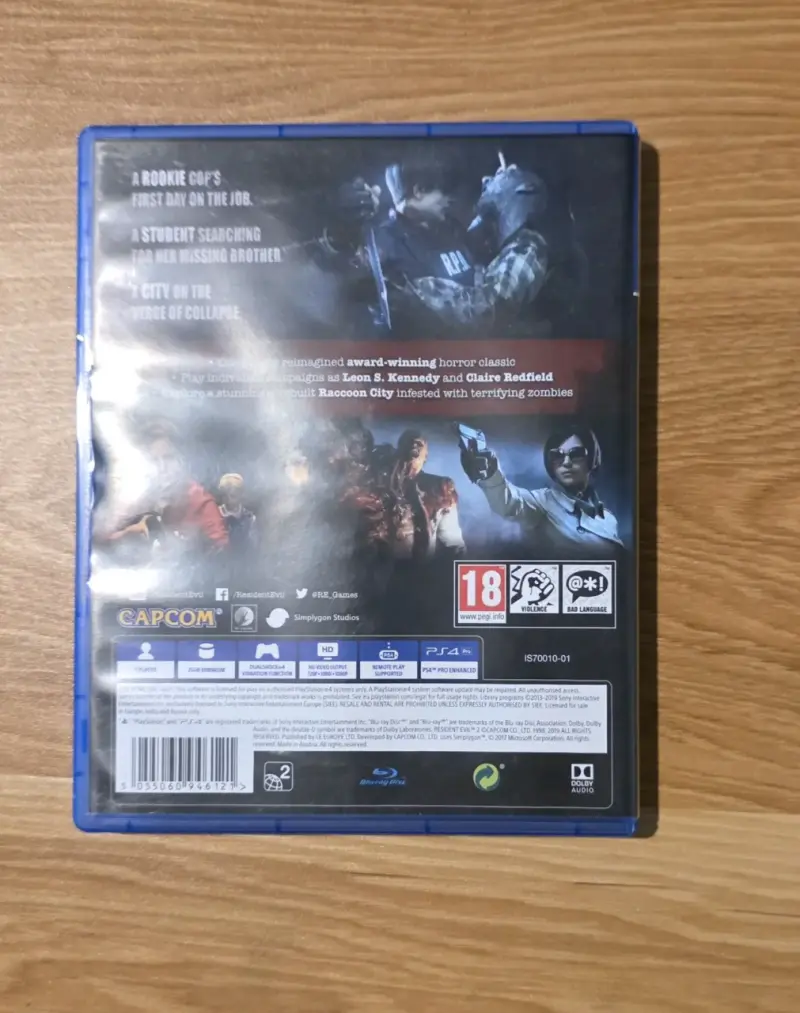 Juego PS4 Resident Evil 2 Capcom - 2