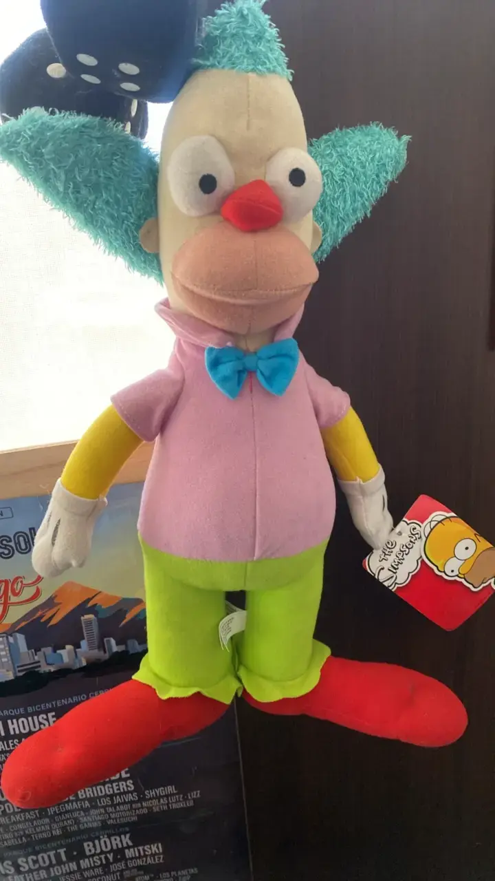 Peluche Krusty El Payaso de Los Simpson - 1