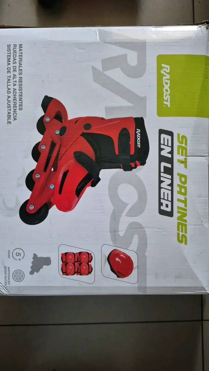 Set de Patines en Línea Radost Rosa con Protección - 2