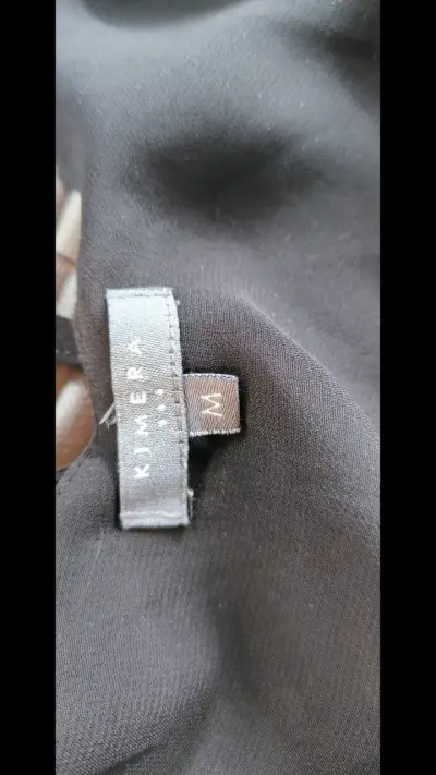 3 Blusa de encaje negra Kimera talla M - miniatura 4