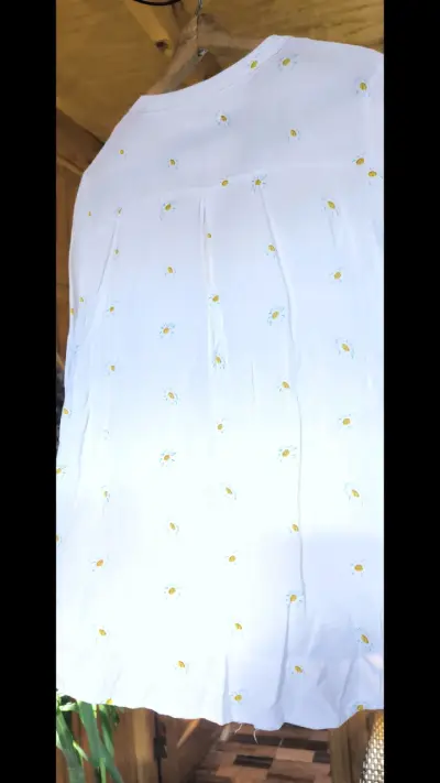 3 Blusa de encaje negra Kimera talla M - miniatura 6