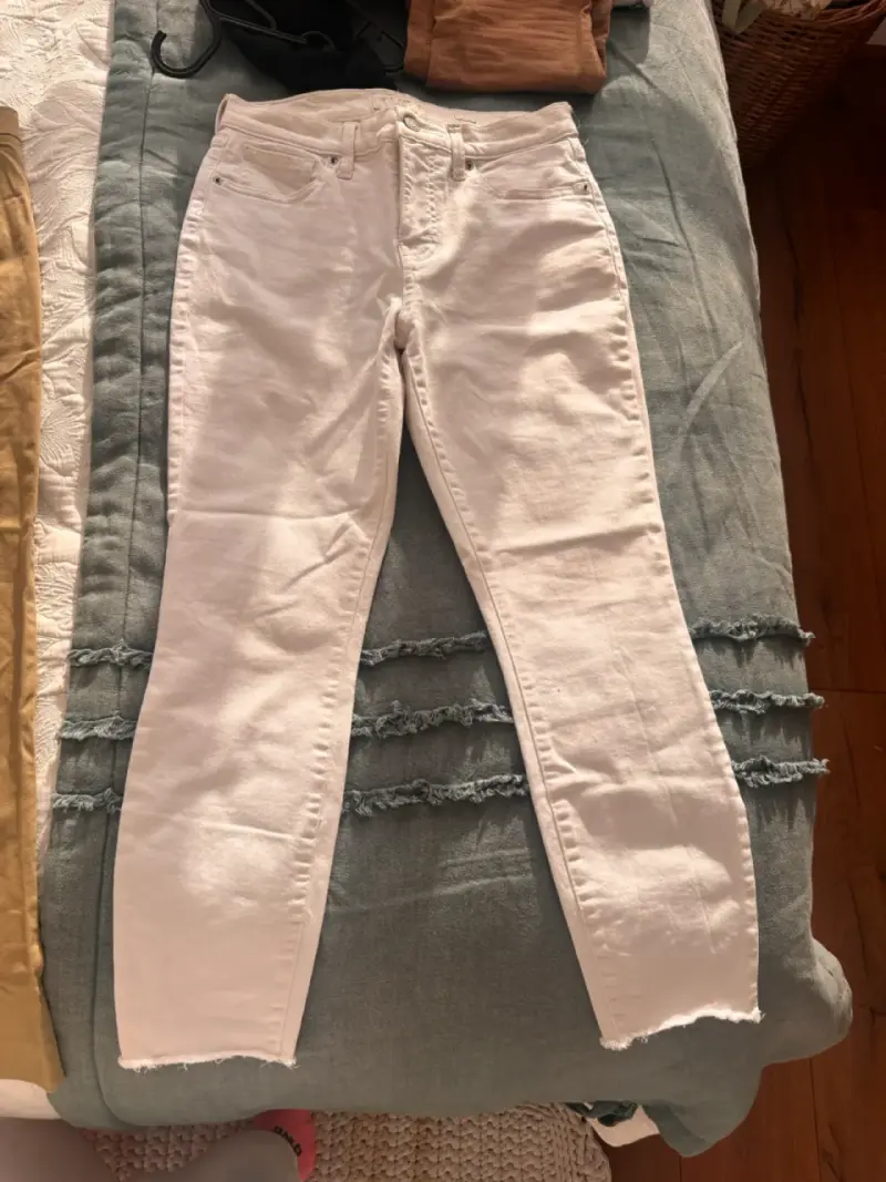Jeans blancos mujer Lucky Brand talle 4 - 3