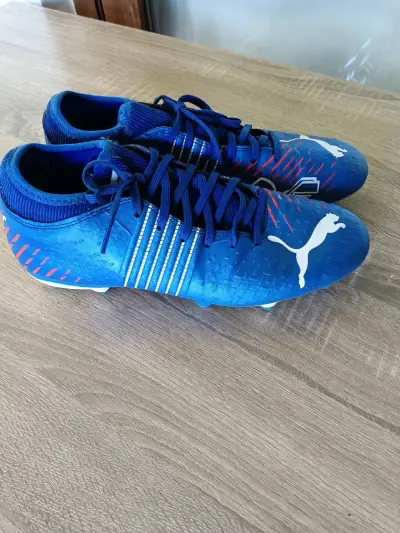 Botines de fútbol Puma Future azules - miniatura 1