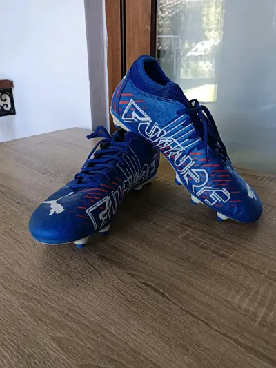 Botines de fútbol Puma Future azules - miniatura 2