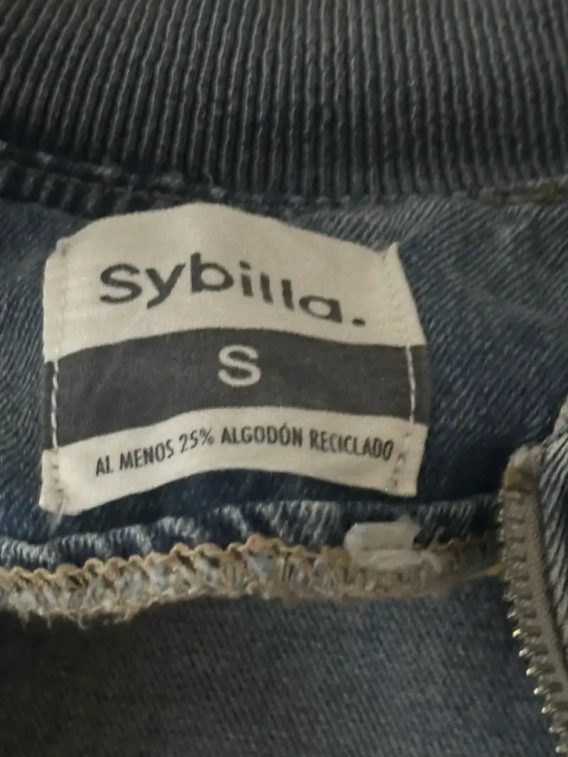 Chaqueta de mezclilla azul Sybilla para mujer - 3