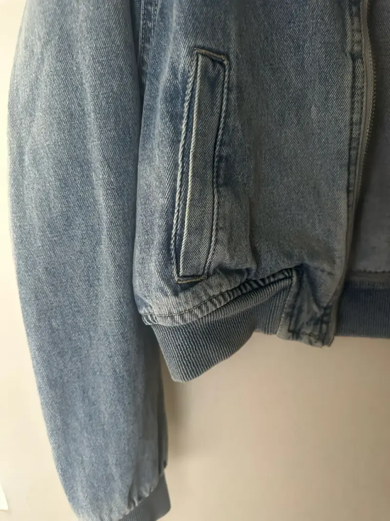 Chaqueta de mezclilla azul Sybilla para mujer - 4