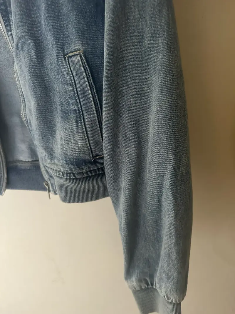 Chaqueta de mezclilla azul Sybilla para mujer - 5