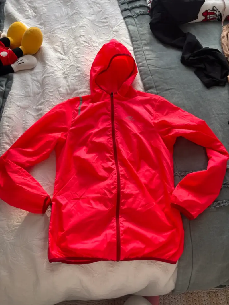 Cortaviento Deportivo Rojo Decathlon - 1