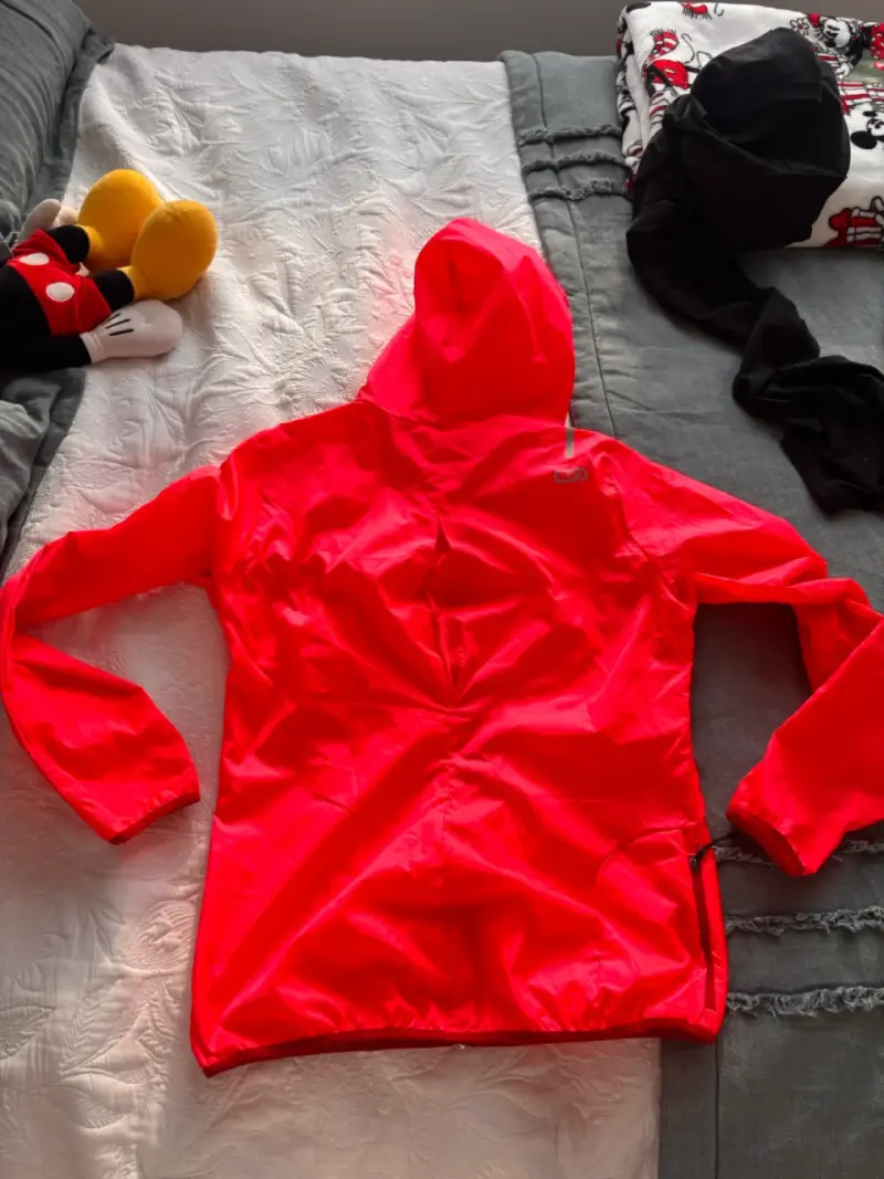 Cortaviento Deportivo Rojo Decathlon - 3