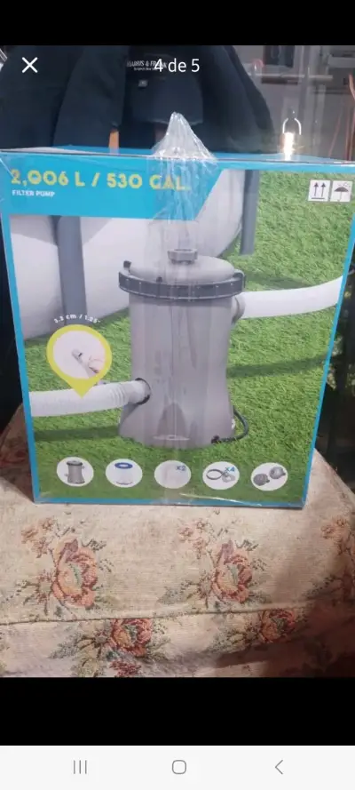 Bomba de Filtro Bestway 2006L para Piscina - miniatura 1