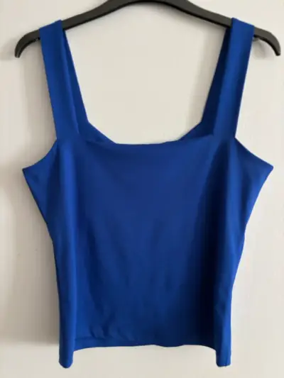 Polera azul sin mangas - miniatura 2