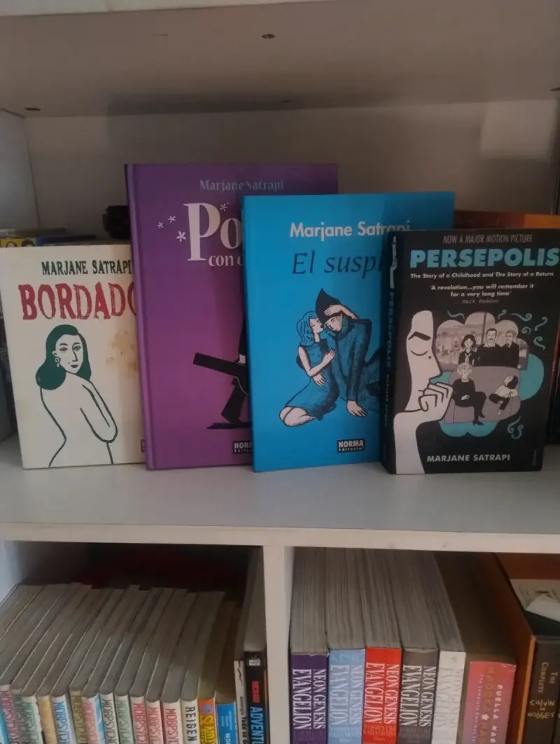 Colección de libros de Marjane Satrapi