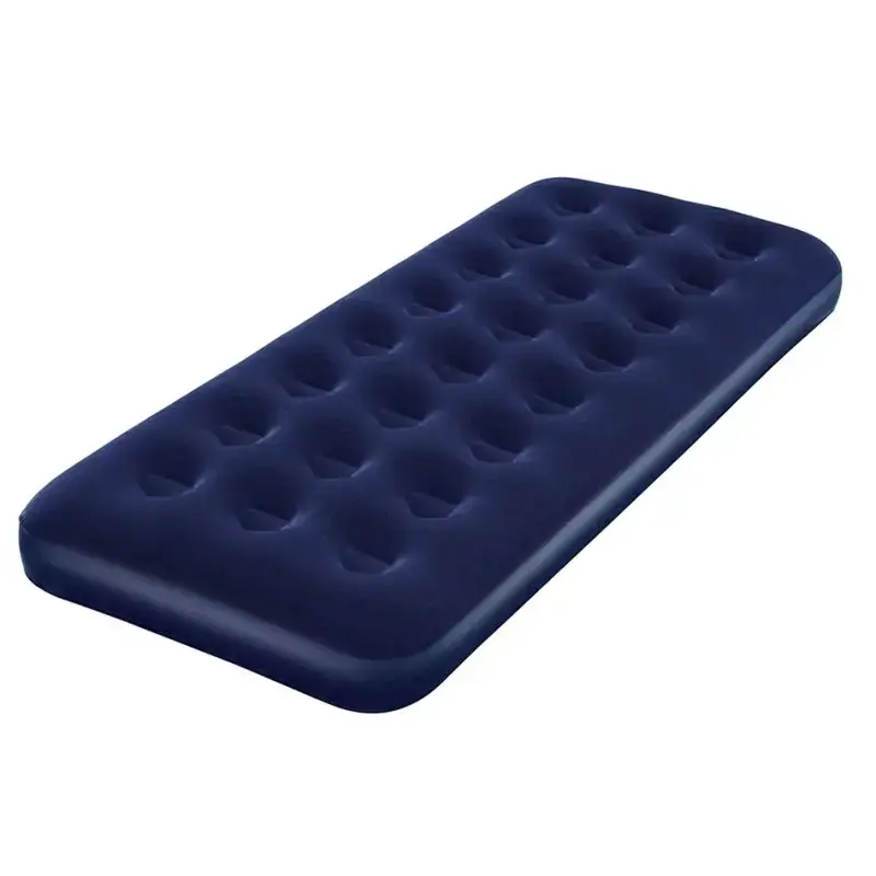 Colchón inflable individual azul