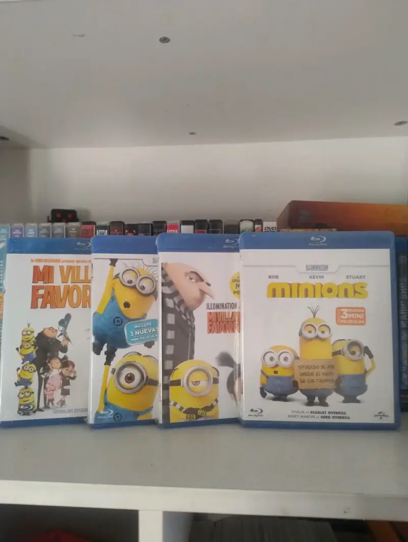 Colección Blu-ray Mi Villano Favorito y Minions