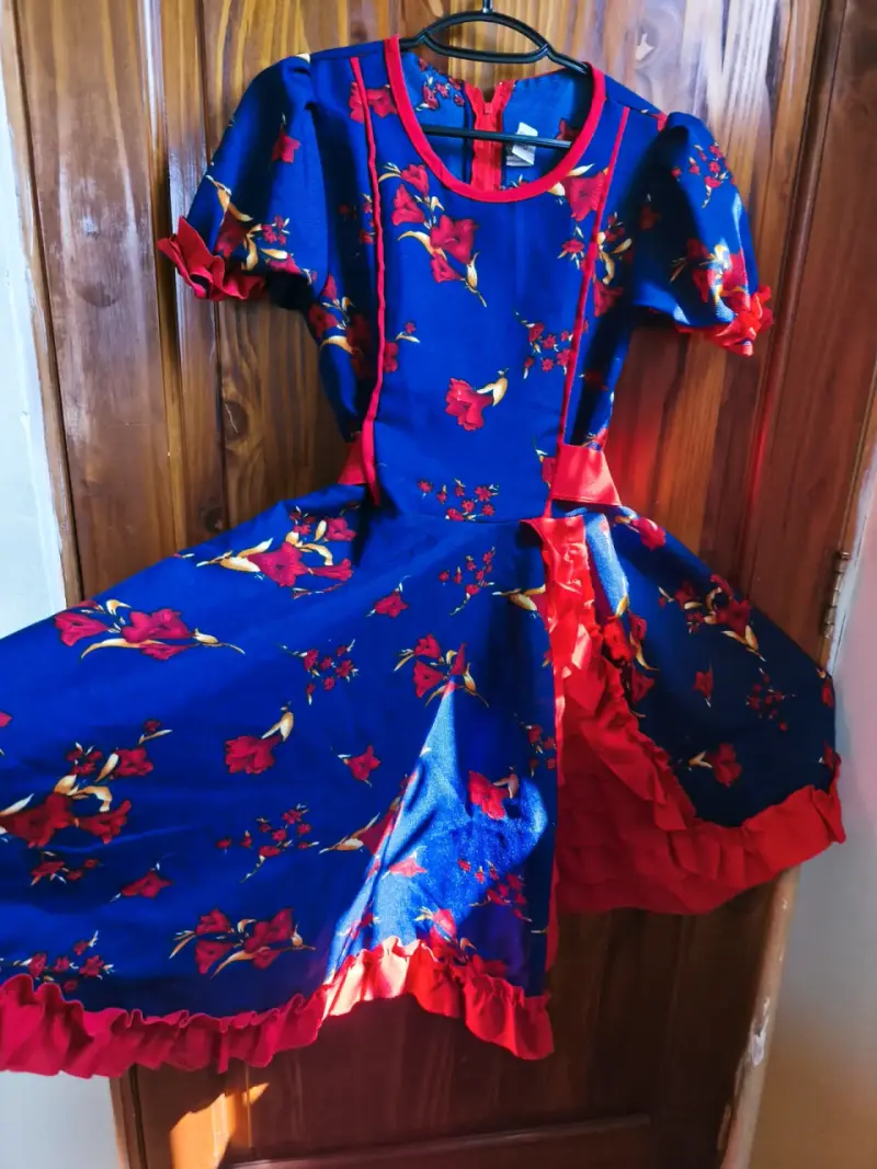 Vestido cueca talla 10-12 - 1