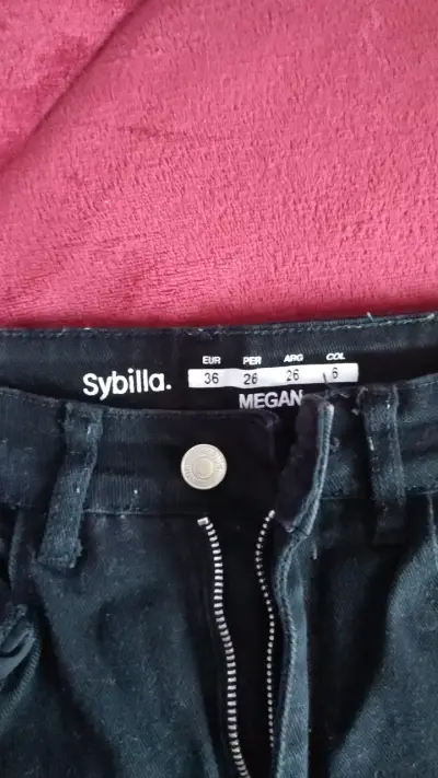 Pantalones negros Sybilla Megan talla 36 - miniatura 1