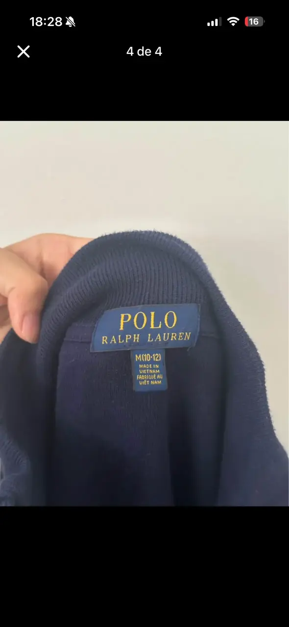 Suéter Polo Ralph Lauren azul marino unisex - 3
