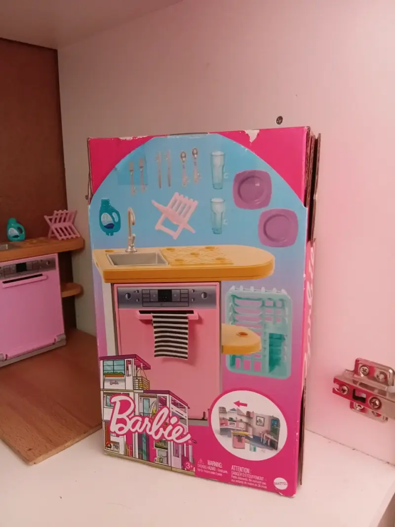Cocina de juguete Barbie con lavavajillas - 4