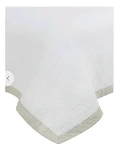 Juego de Cama Blanco con Detalles Beige 1.5 - miniatura 1