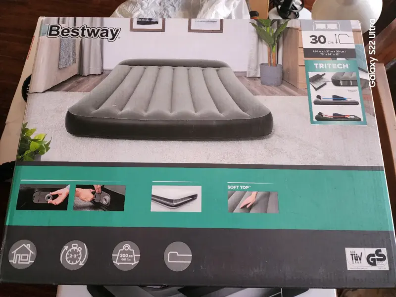 Colchón Inflable Bestway Tritech Doble - 3