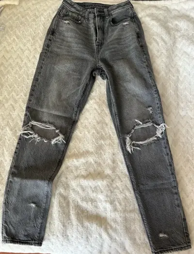 Jeans desgastados grises American Eagle - miniatura 1