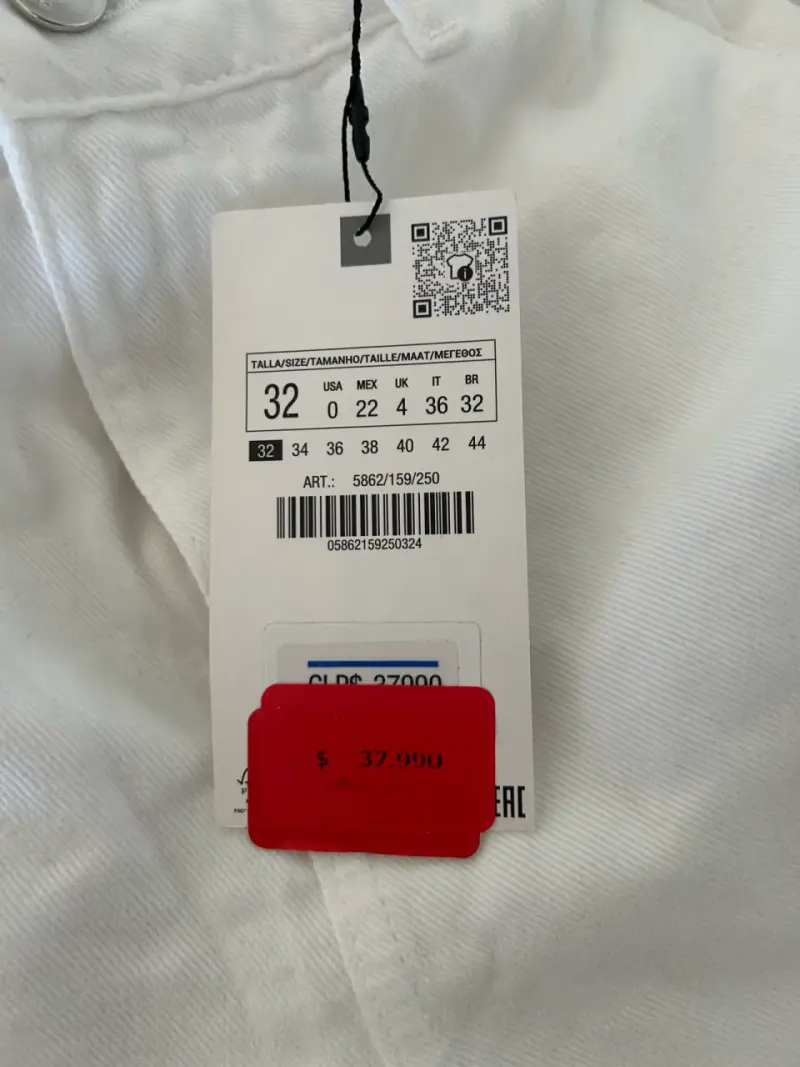 Pantalones blancos de mujer Zara talla 32 - 4