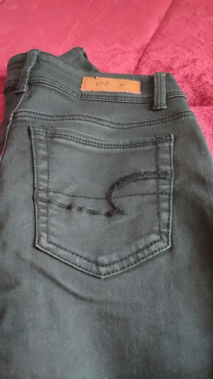 Jeans negros de mujer talla 38 - 3