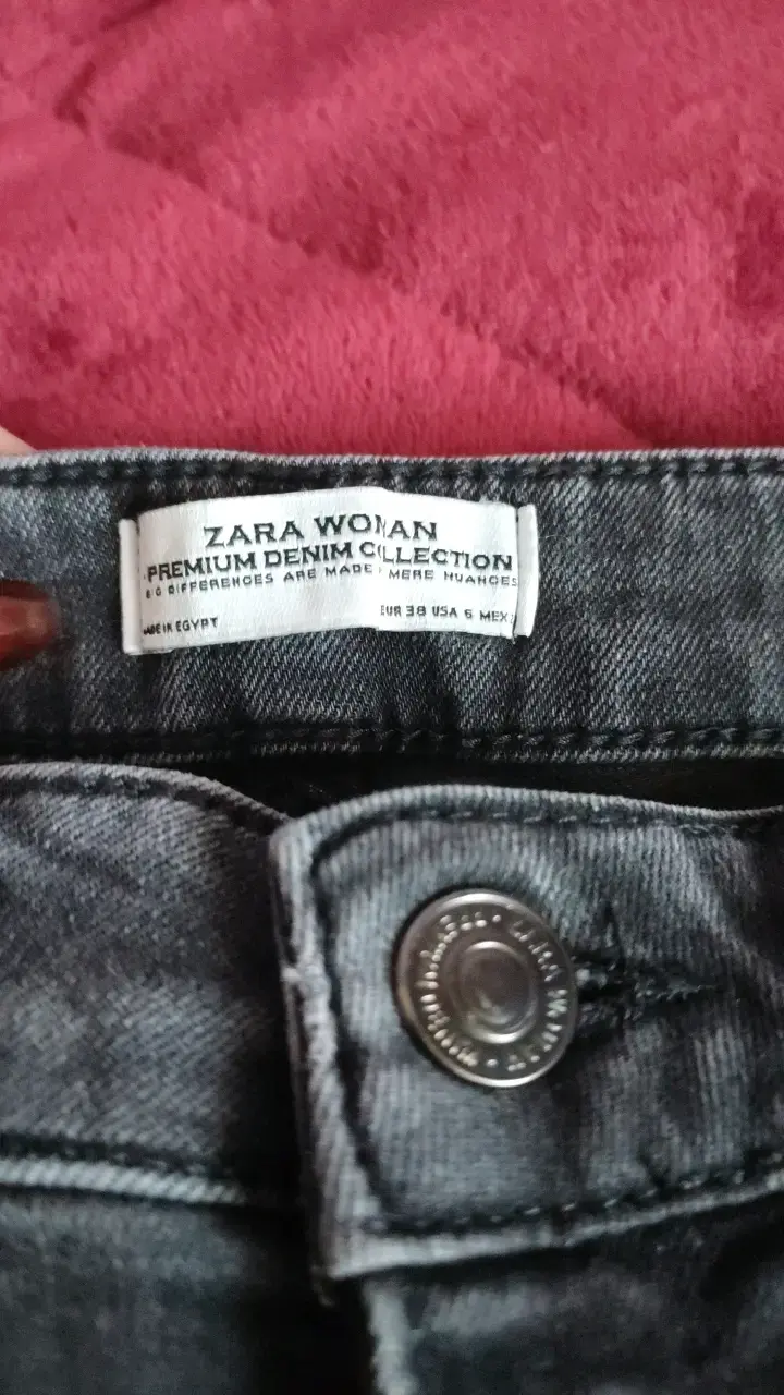 Jeans Zara Woman gris oscuro - 2