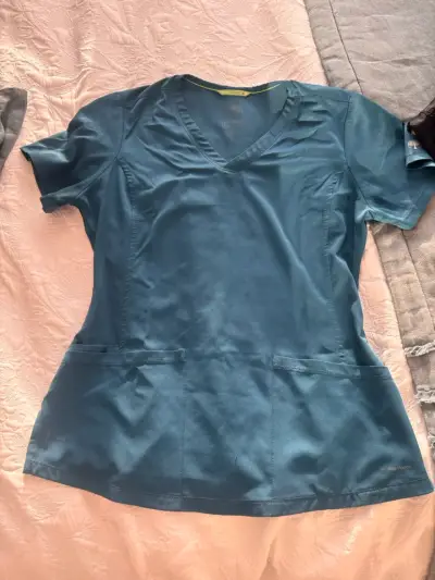 Blusa médica azul HH Works talla S - miniatura 1
