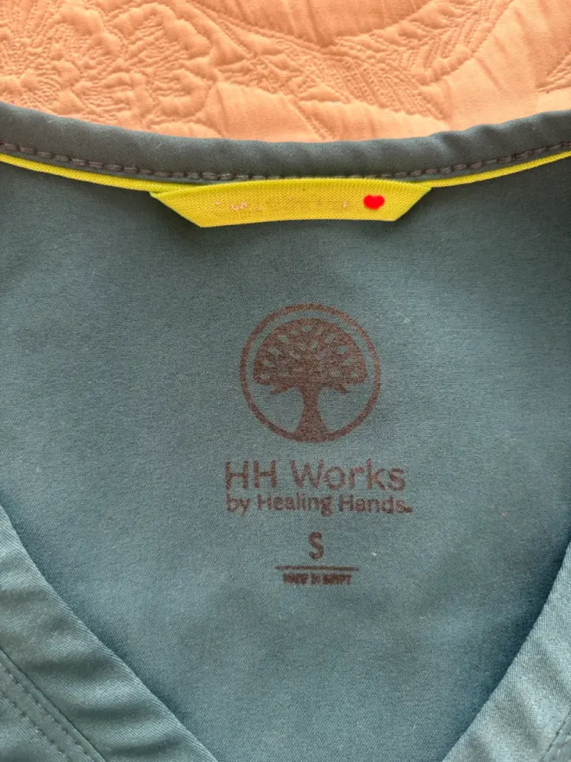 Blusa médica azul HH Works talla S - 2