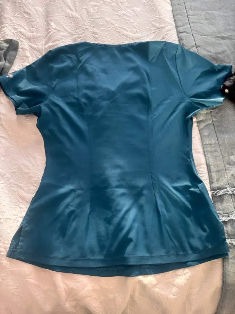 Blusa médica azul HH Works talla S - 3