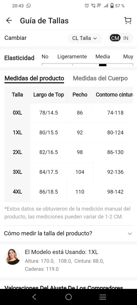 Traje de baño negro talla grande - 1