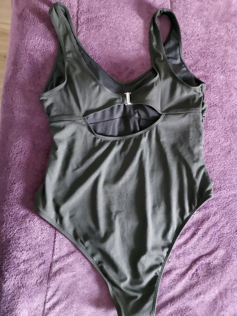 Traje de baño negro talla grande - 6