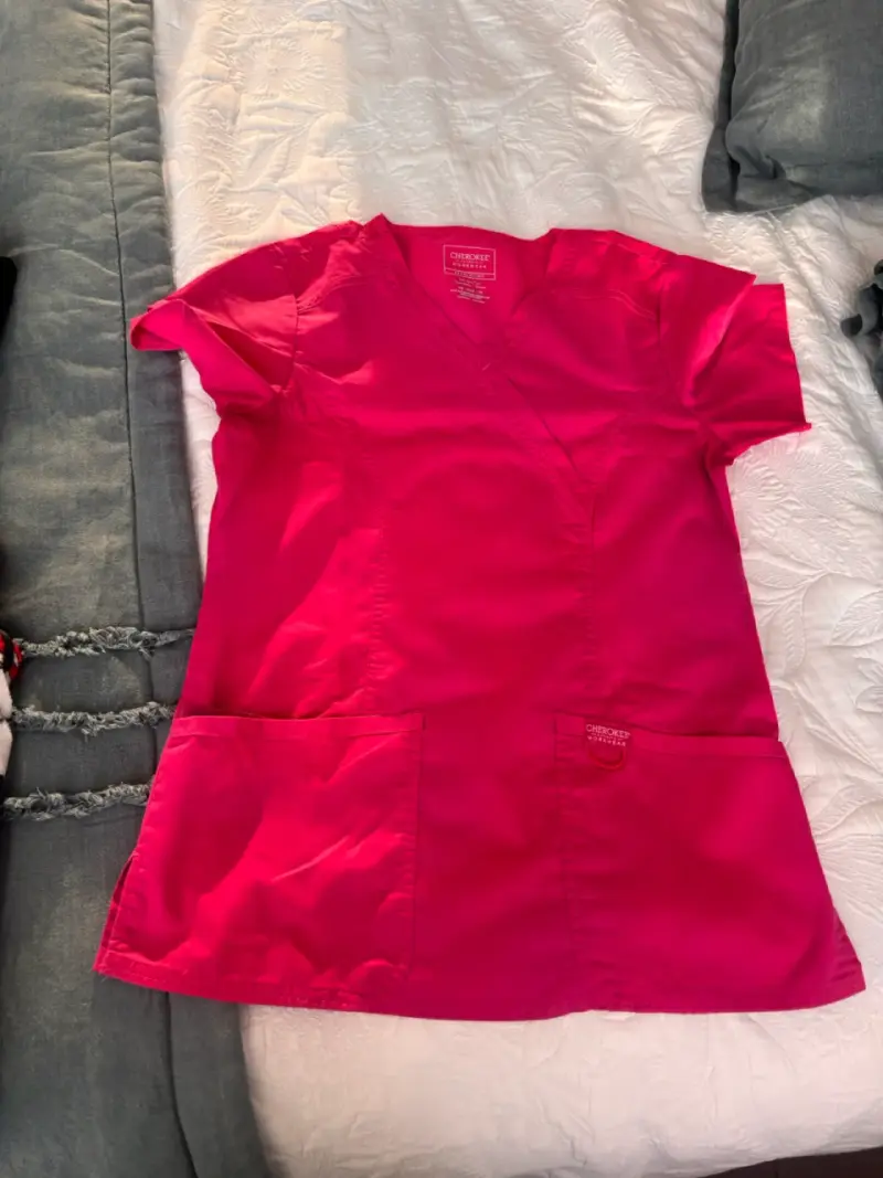 Uniforme clínico  Cherokee rosa fucsia - 2
