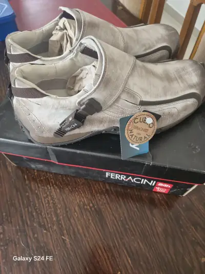 Zapatos de cuero natural Ferracini grises - miniatura 2