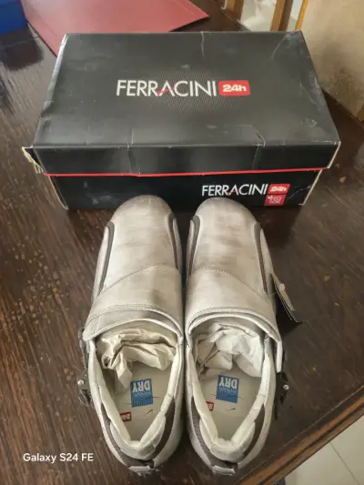 Zapatos de cuero natural Ferracini grises - miniatura 4
