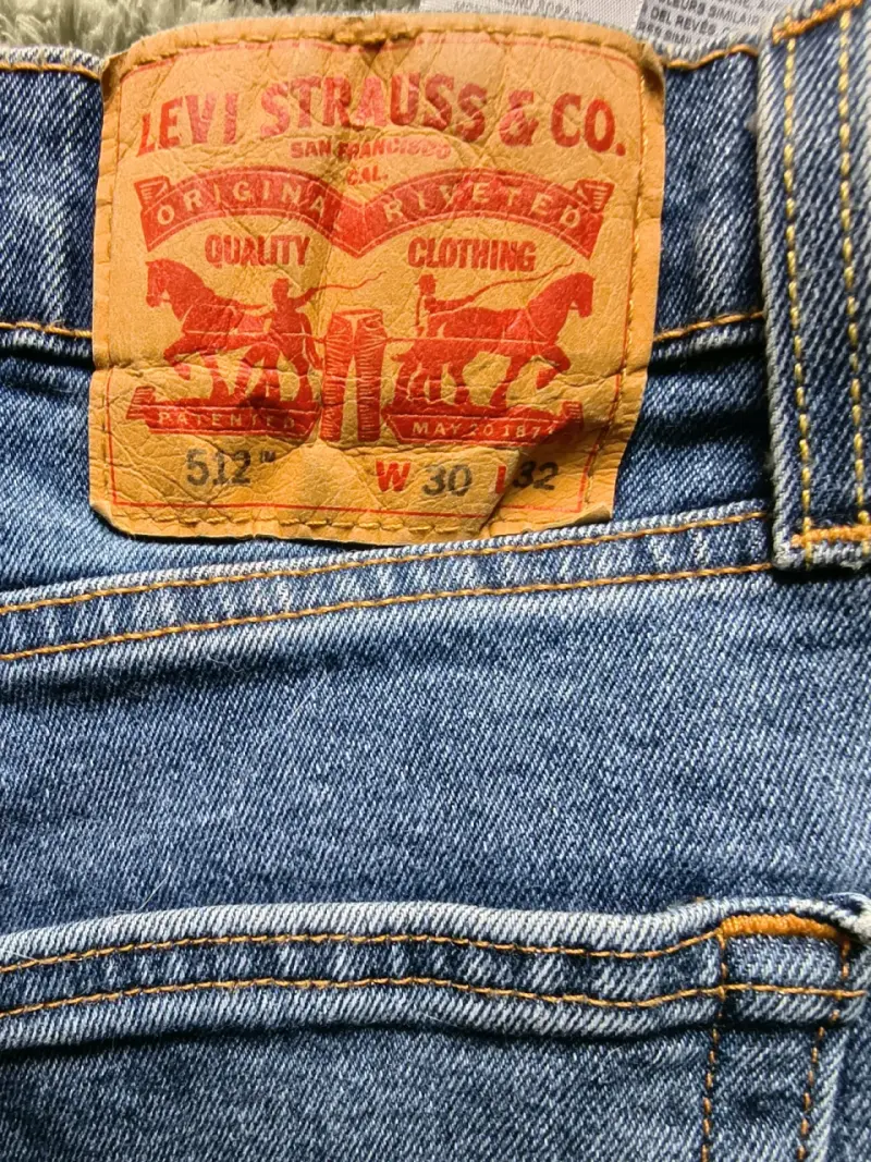 Jeans Levi's 512 Slim Tapered Azul Talla 30 - 2
