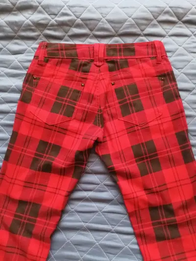 Pantalones escoceses rojos - miniatura 2