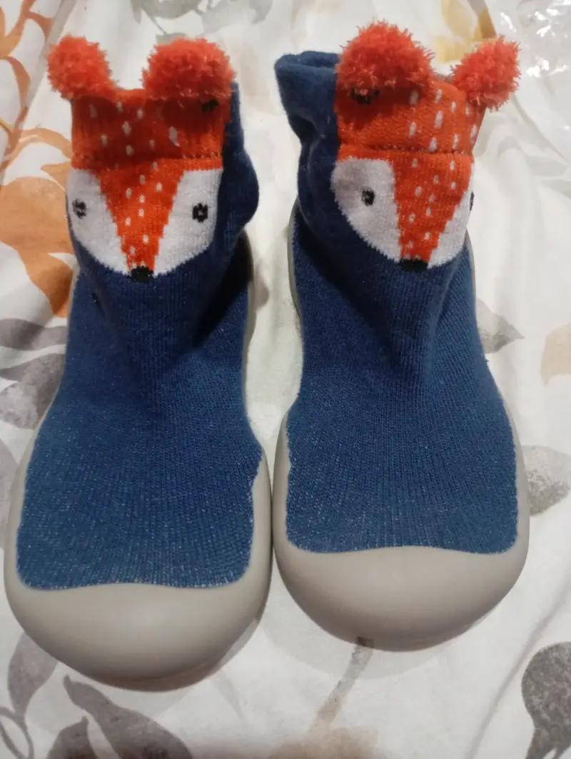 Zapatillas de casa para niños con diseño de zorro - 1