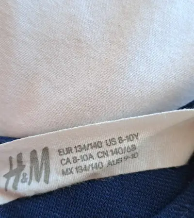 Vestido infantil azul con estampado de mariposas - miniatura 5
