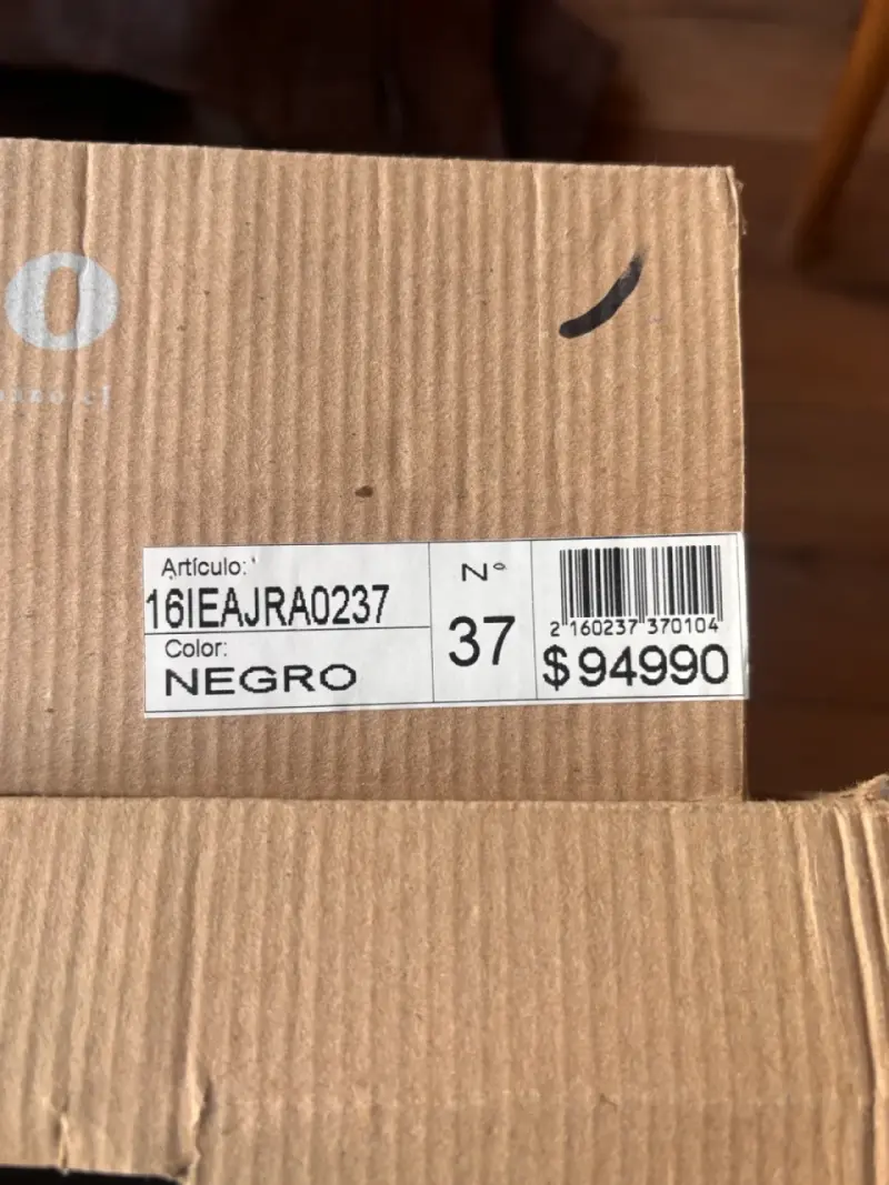 Botas de cuero negras romano para mujer - 6