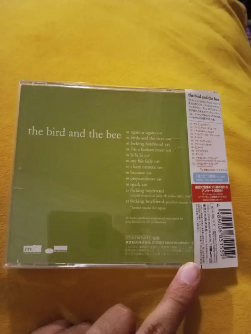 CD The Bird and the Bee (2007) - Edición Japón Con - 2