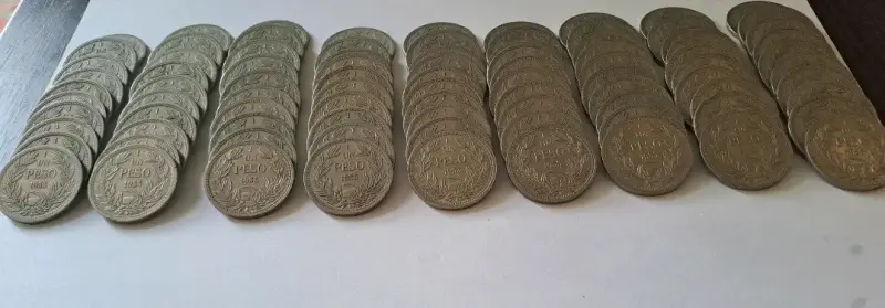Lote de 90 Monedas de 1 Peso 1933, Chile - 2