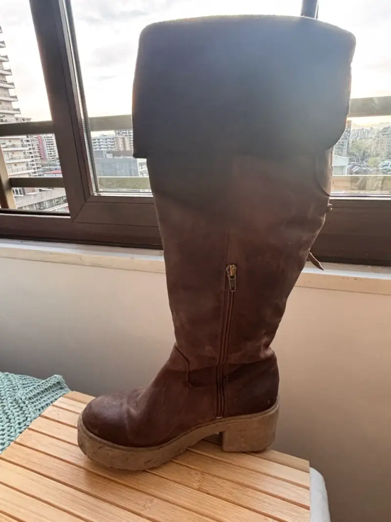 Botas de cuero marrón romano - 2