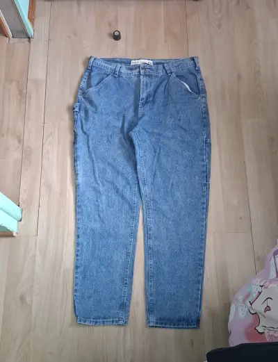 Jeans de mezclilla azul talla 46 - miniatura 1