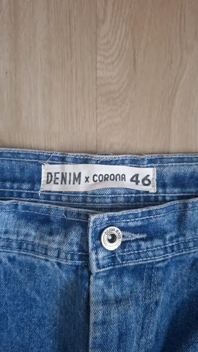 Jeans de mezclilla azul talla 46 - miniatura 2