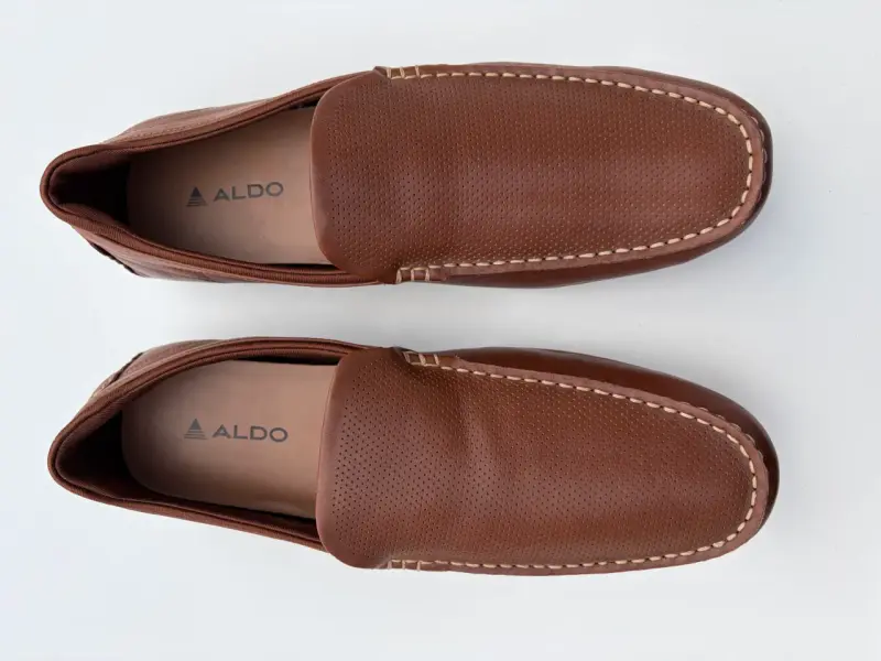 Zapatos mocasines de cuero marrón Aldo - 3