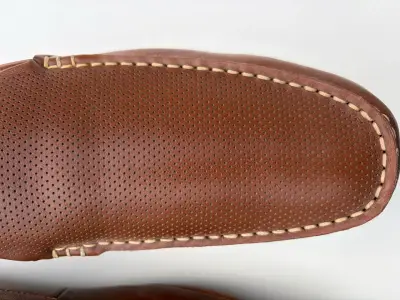 Zapatos mocasines de cuero marrón Aldo - miniatura 4